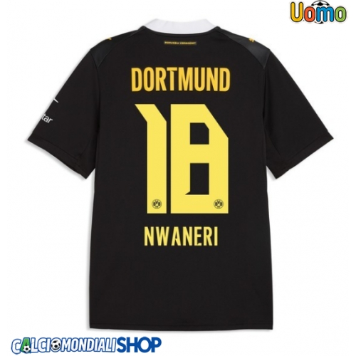 Maglie da calcio Borussia Dortmund Ethan Nwaneri #18 Seconda Maglia 2026-27 Manica Corta